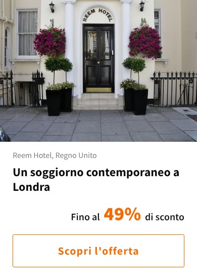 Un soggiorno contemporaneo a Londra