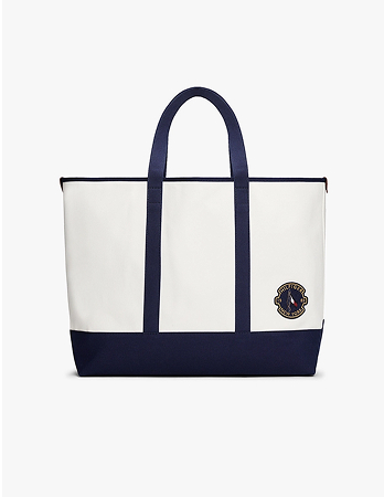 Borsa tote da spiaggia con motivo color block