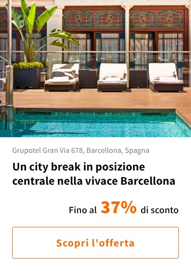 Un city break in posizione centrale nella vivace Barcellona