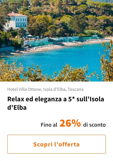 Relax ed eleganza a 5* sull&#x27;Isola d&#x27;Elba