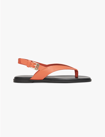 Sandali in pelle color block