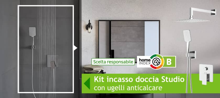 kit incasso doccia studio