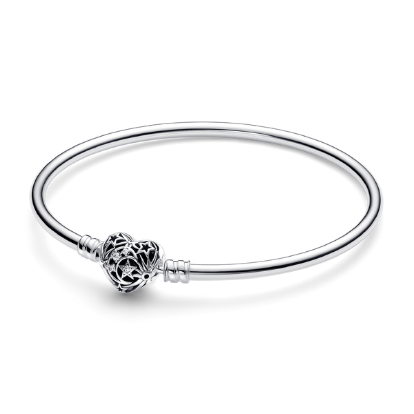 FINAL SALE - Celestial Heart Clasp Bangle
