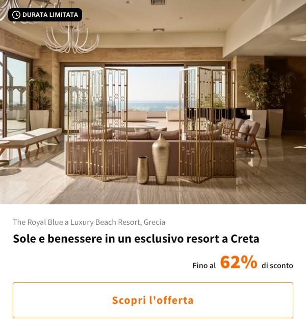 Sole e benessere in un esclusivo resort a Creta