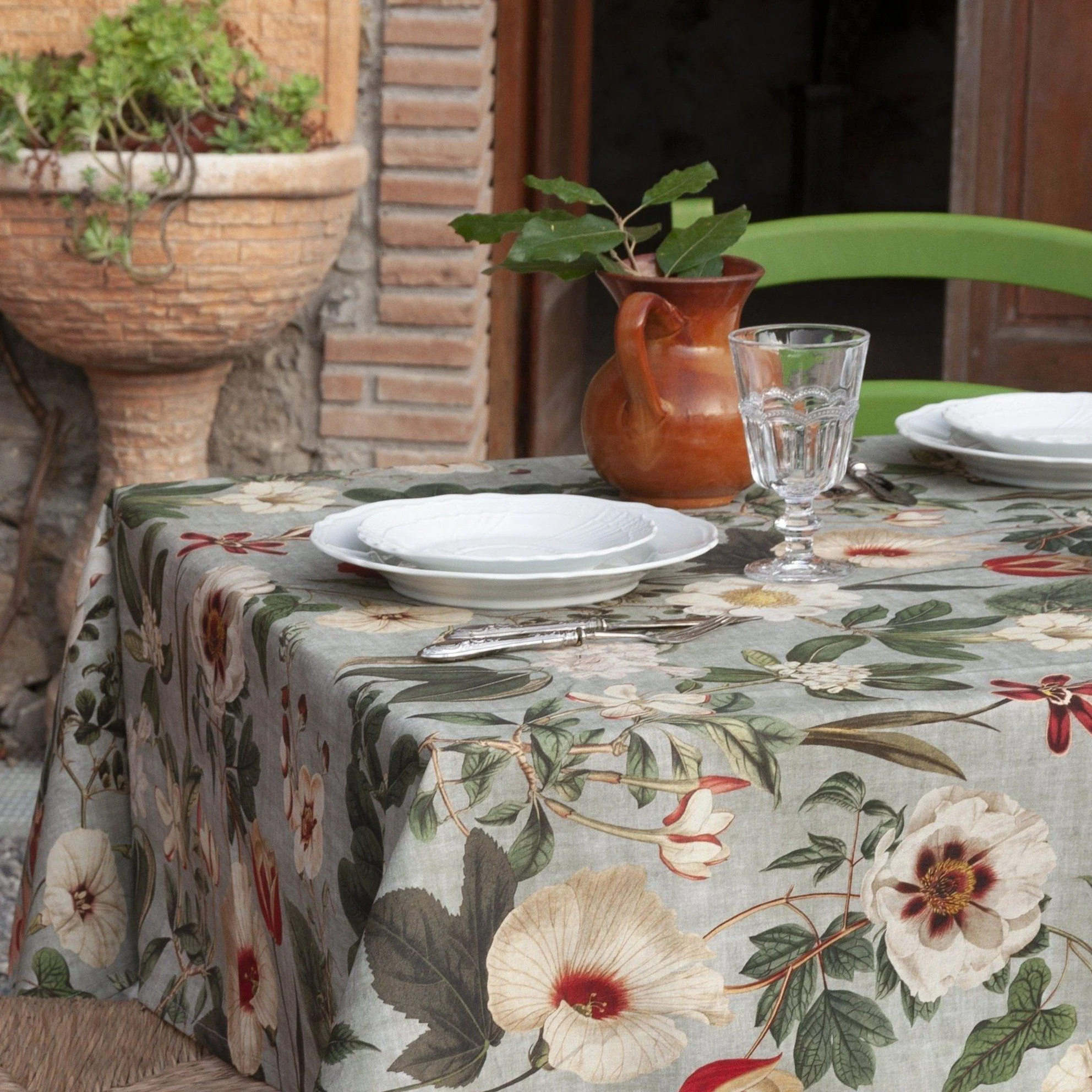 Image of Tovaglia in Puro Cotone <br>Fantasia - Borgo Antico