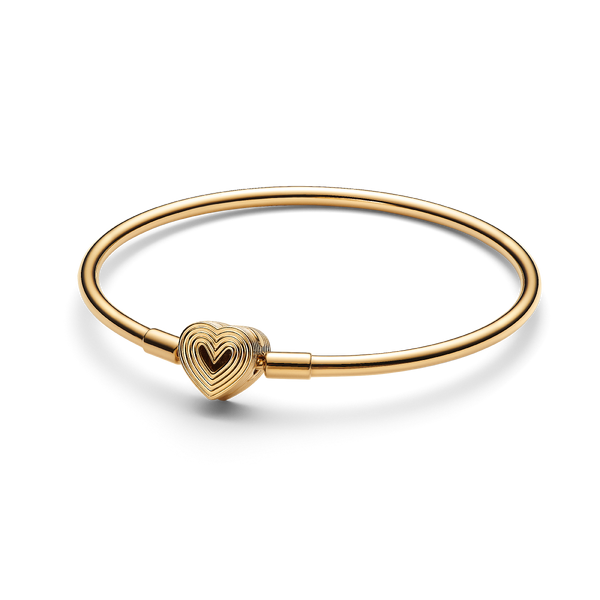FINAL SALE - Radiating Heart Clasp Bangle