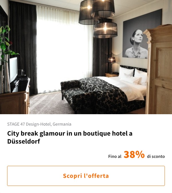 City break glamour in un boutique hotel a Düsseldorf
