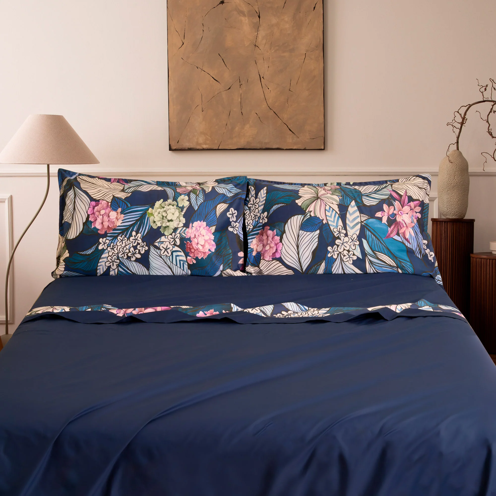 Image of Completo Lenzuola in Percalle <br>di Cotone - Sinaloa