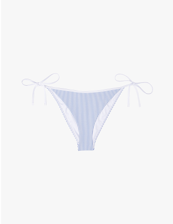 Slip bikini a coste con laccetti