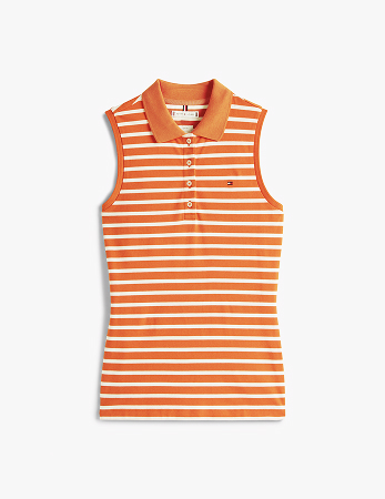 Polo 1985 slim fit senza maniche