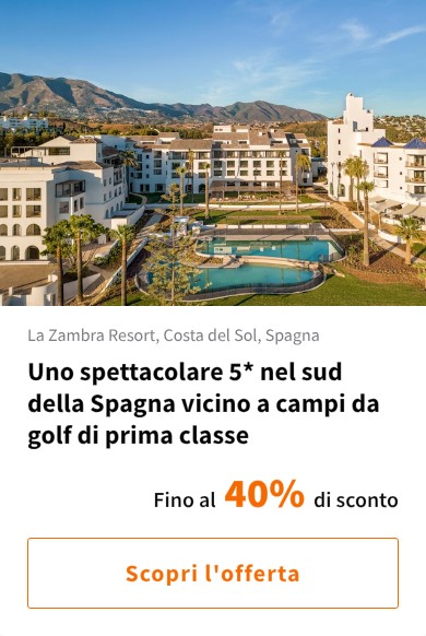 Uno spettacolare 5* nel sud della Spagna vicino a campi da golf di prima classe