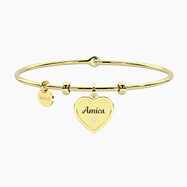 Bracciale HULA-HOOP   con ciondolo AMICA