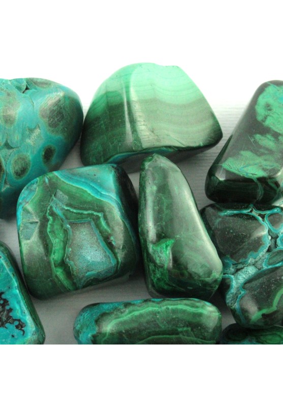 Image of Malacolla Burattata (Malachite + Crisocolla)