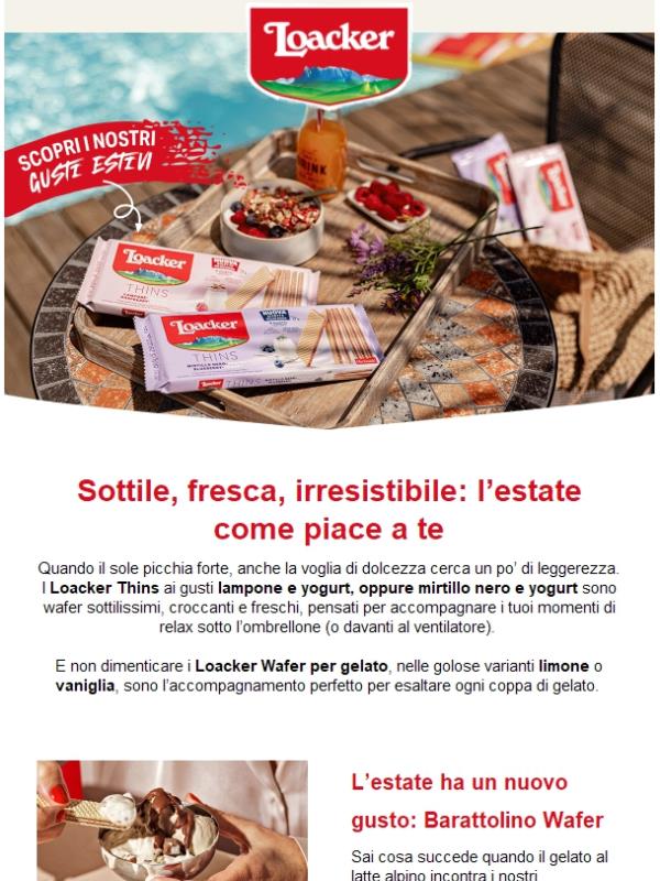 La combinazione perfetta per l'estate, gelato e wafer!