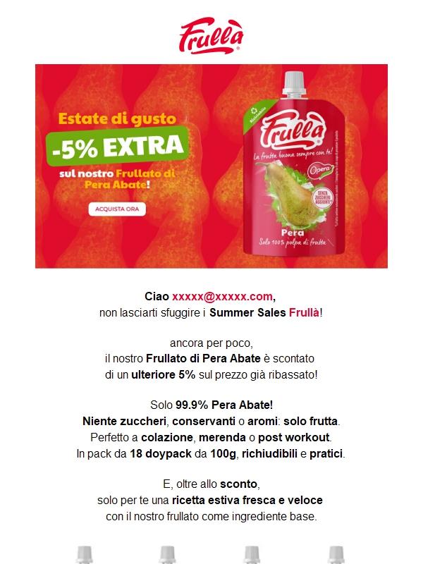 Non lasciarti sfuggire i Summer Sales Frullà!☀️🍐