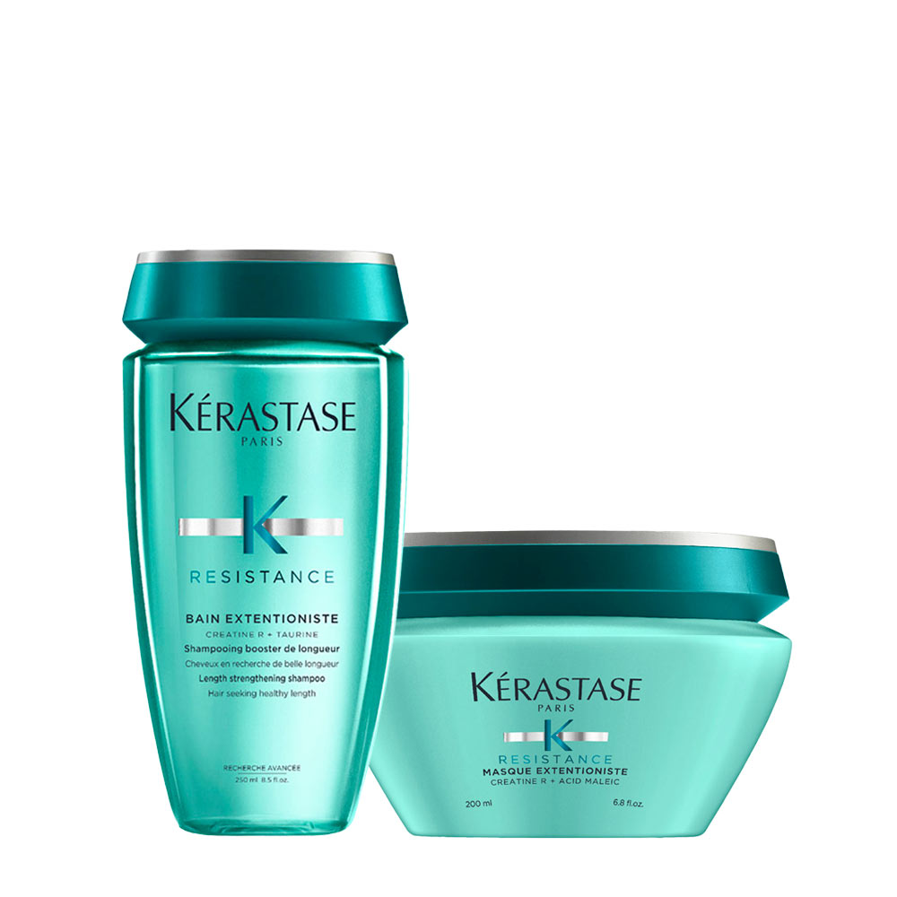 Image of Kerastase Resistance Bain Extentioniste 250ml Masque Extentioniste 200ml