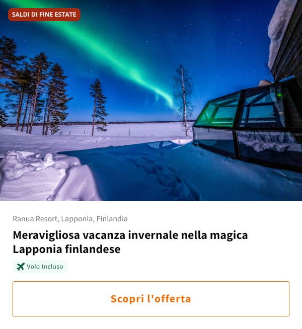 Meravigliosa vacanza invernale nella magica Lapponia finlandese