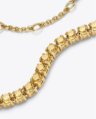 Sparkling Yellow Tennis Bracelet