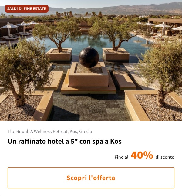 Un raffinato hotel a 5* con spa a Kos