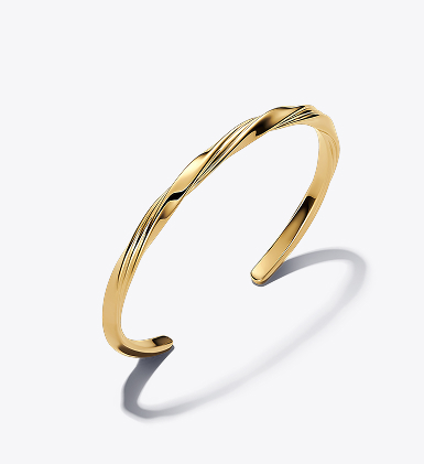 Twisted Open Bangle
