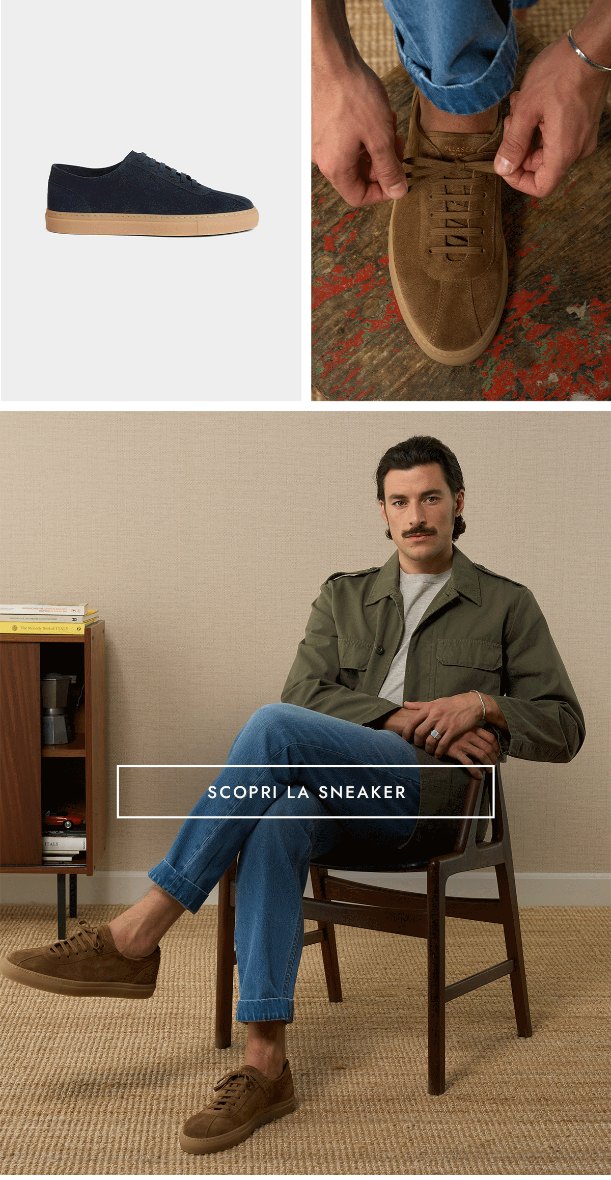 un college e un loafer: 