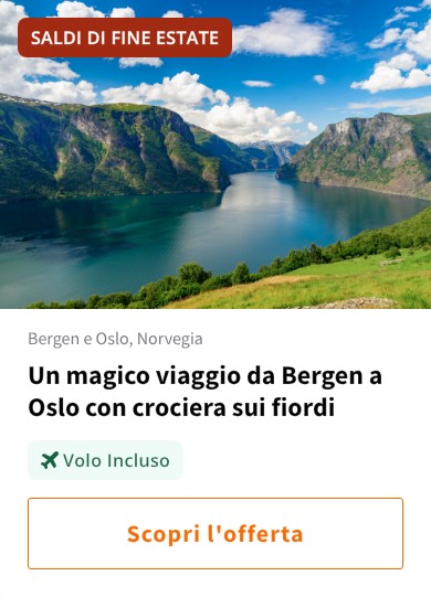 Un magico viaggio da Bergen a Oslo con crociera sui fiordi