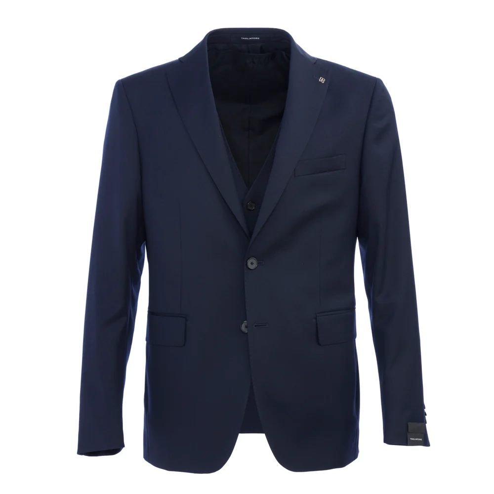 Abito + Gilet Monopetto Blu