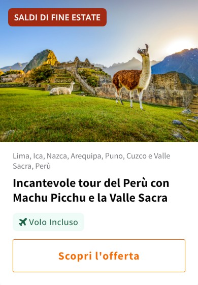 Incantevole tour del Perù con Machu Picchu e la Valle Sacra