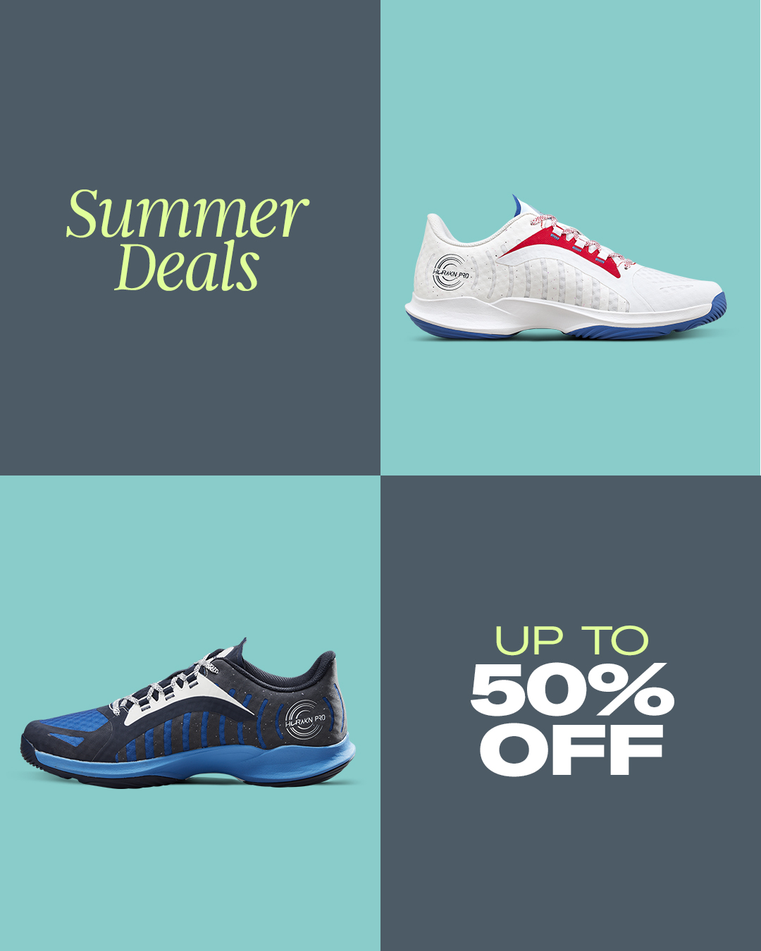 <br>FINO AL 50% DI SCONTO SULLE SCARPE HURAKN