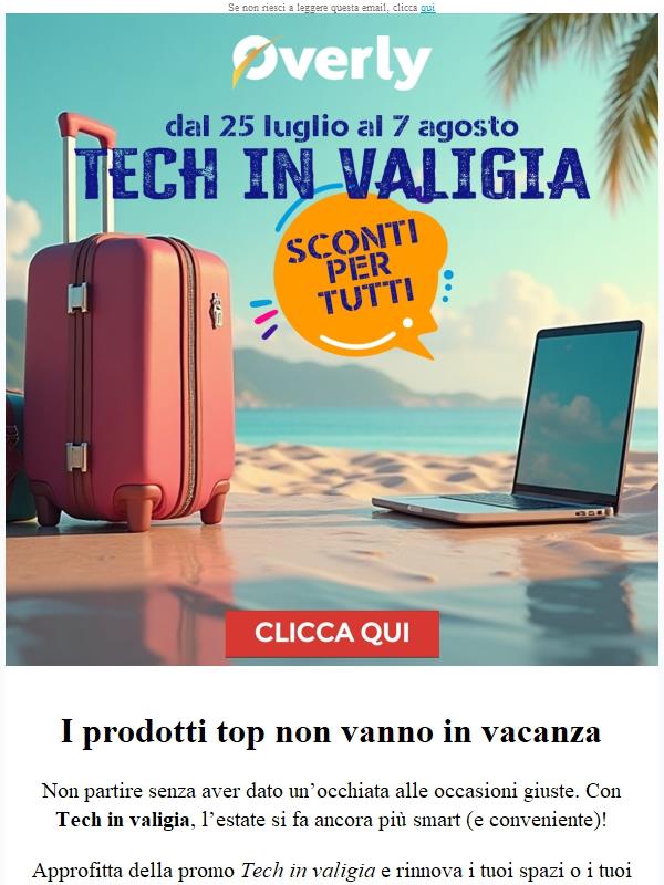 Tech in Valigia: scopri gli sconti da "portare" in vacanza con te!