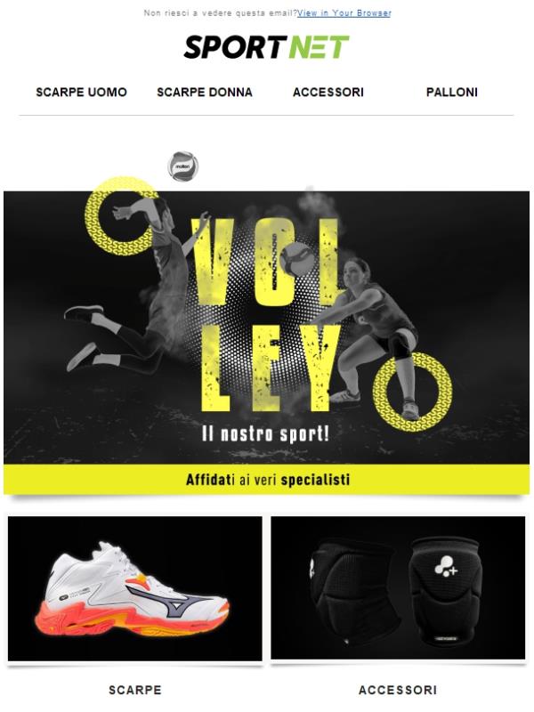 La nuova collezione Volley è arrivata da Sportnet! 🏐