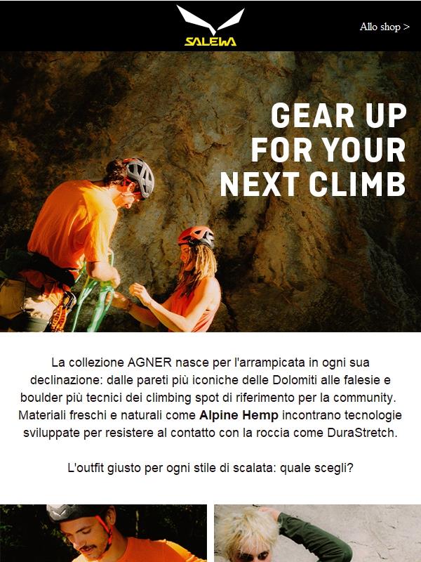 PREPARATI PER LA TUA PROSSIMA SCALATA