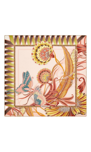 Printed silk foulard