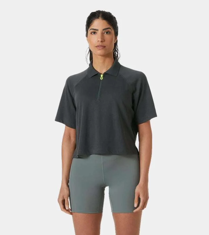 Women's Inshore Zip Crop Polo
