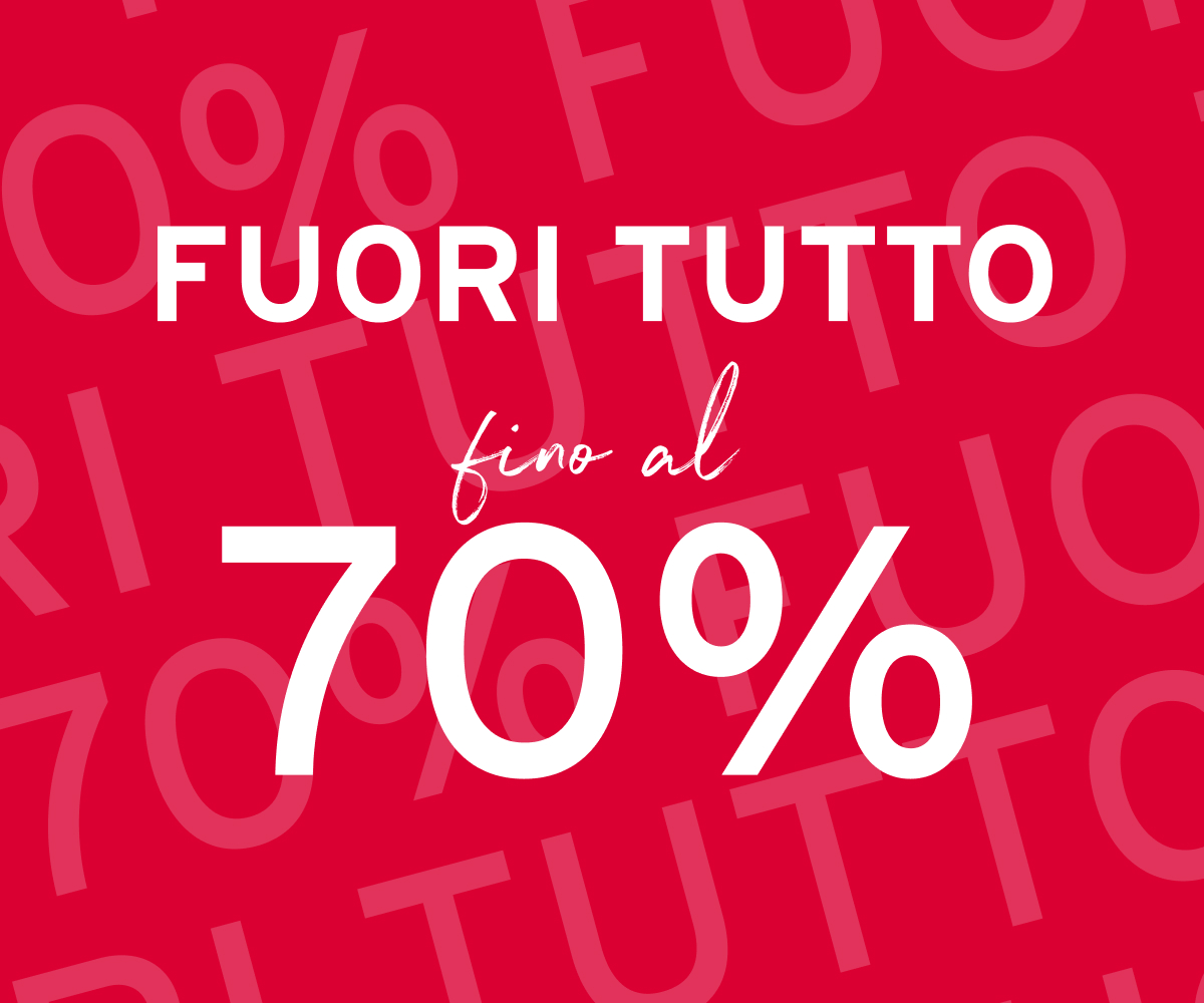 Fuori tutto fino al 70%