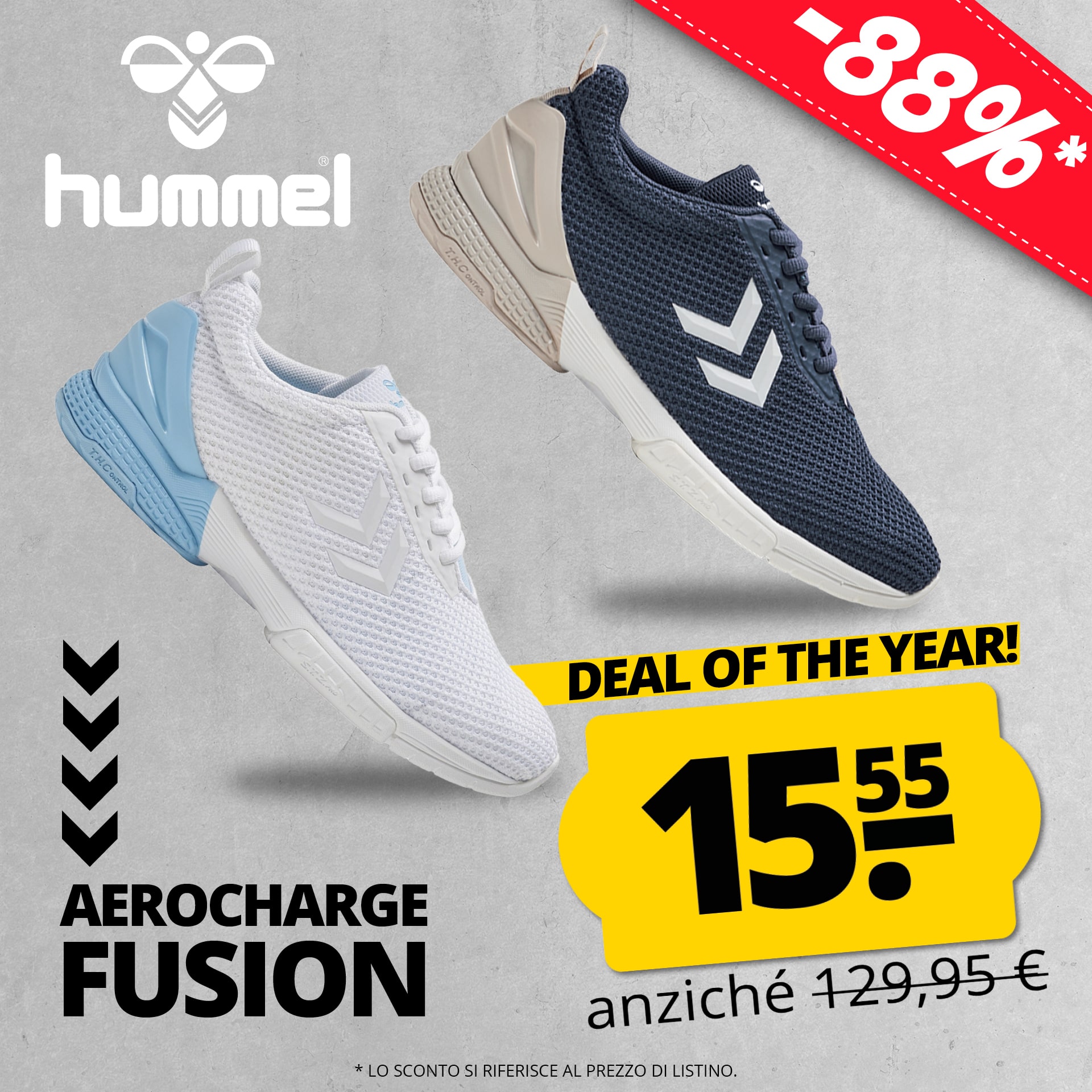 hummel scarpe aerocharge fusion stz uomo