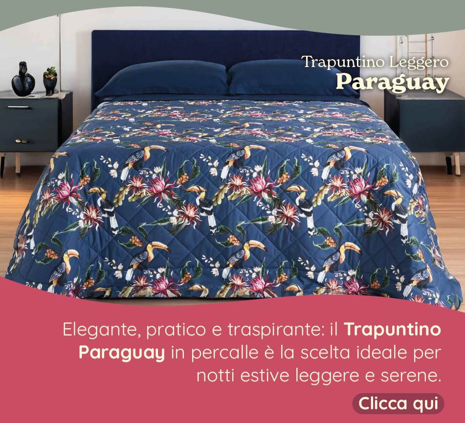 Trapuntino Leggero in Percalle di Cotone - Paraguay