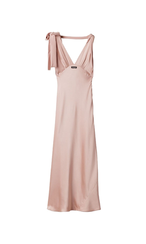Satin long dress