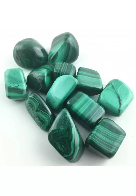 Image of Bellissima MALACHITE Burattata Qualità Extra Collezionismo Cristalloterapia