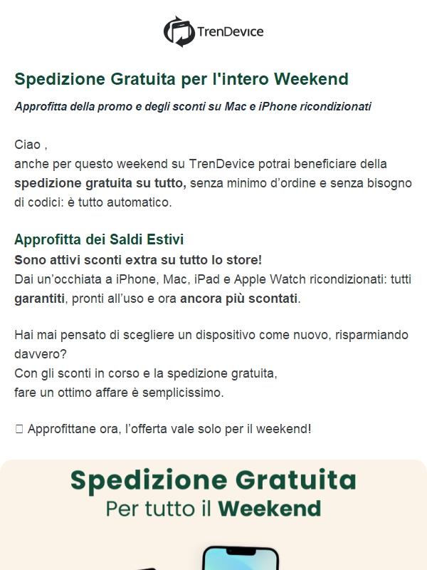 📱Spedizione Gratuita + Saldi Estivi