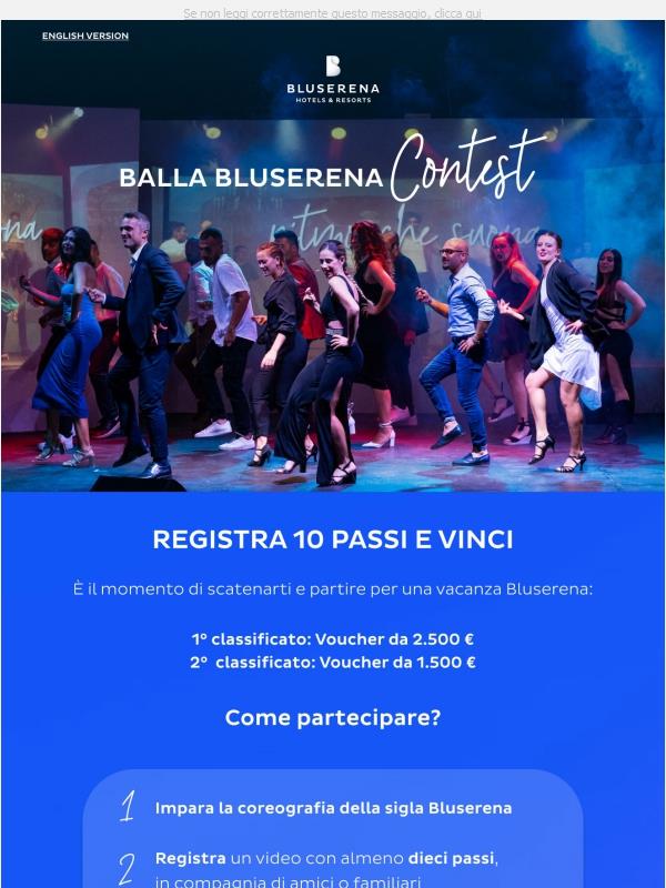 Last Call: Balla Bluserena Contest