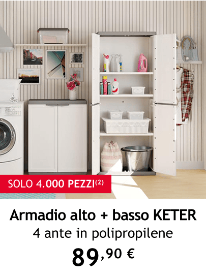 armadio alto e basso KETER 