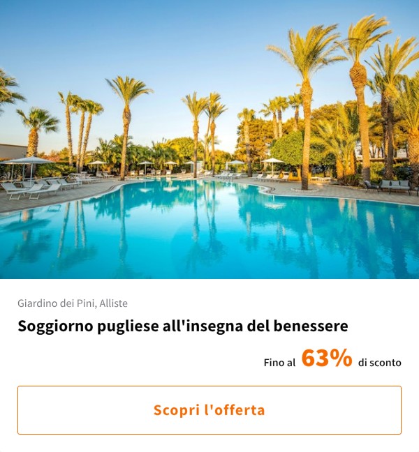 Soggiorno pugliese all'insegna del benessere