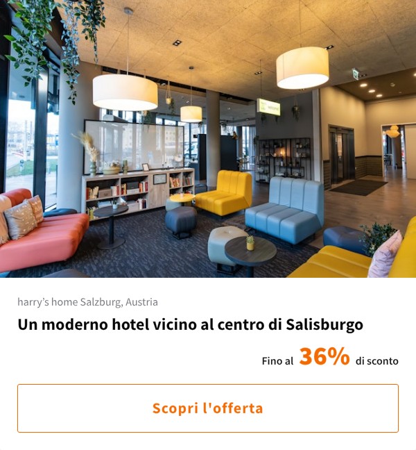 Un moderno hotel vicino al centro di Salisburgo