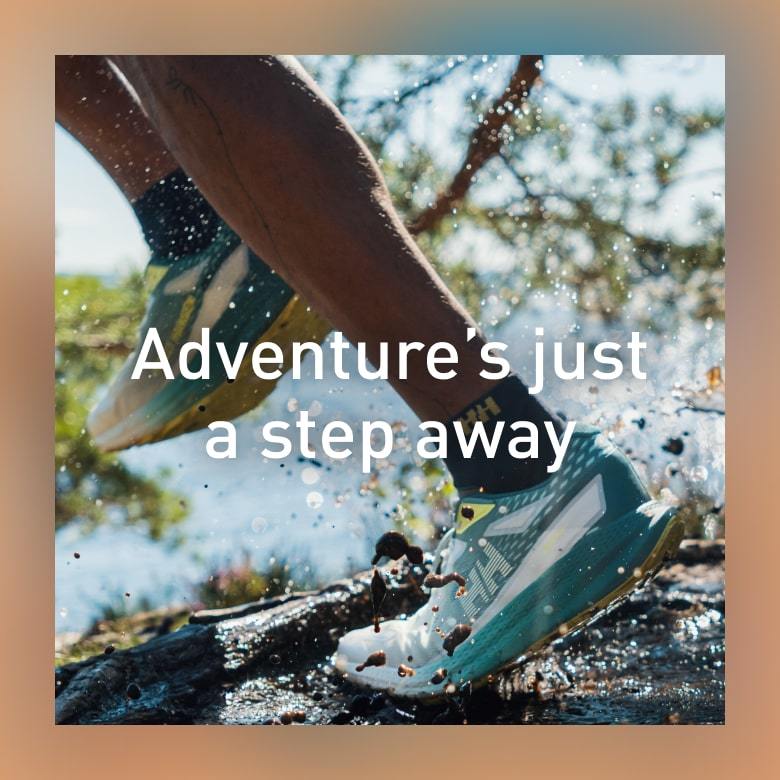 Adventure's just a step away