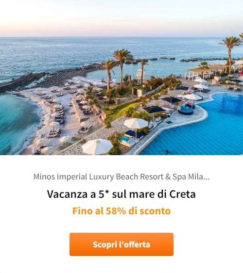 Vacanza a 5* sul mare di Creta