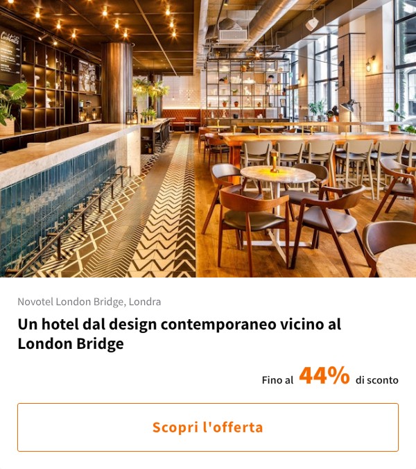 Un hotel dal design contemporaneo vicino al London Bridge
