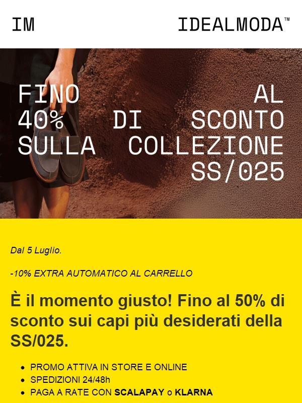 IM ON SALE: fino al 50% di sconto.