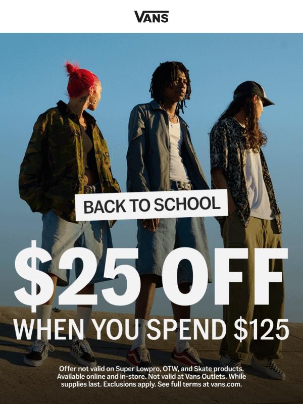 Save early for Back to School