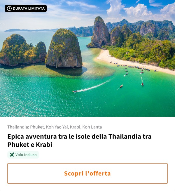 Epica avventura tra le isole della Thailandia tra Phuket e Krabi